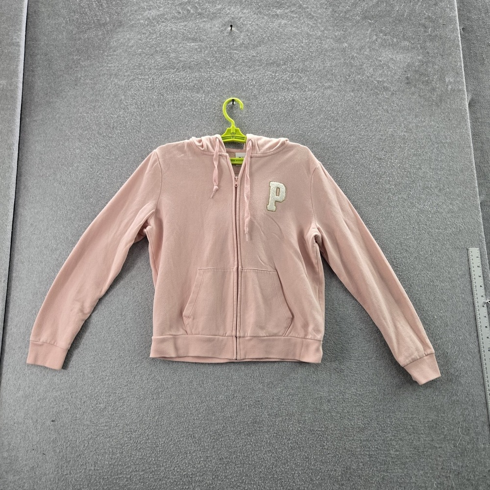 Victoria's Secret PINK‎ Women Hoodie M Logo Embroidered Long Sleeve